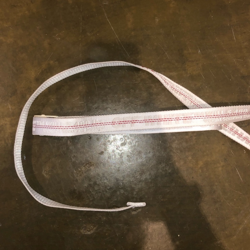 OFF WHITE INDUSTRIAL BELT